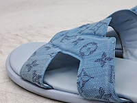 Paar badslippers, maat 9, louis vuitton - afbeelding 2 van  8