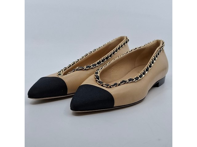 Paar ballerina's, maat 39, chanel, ag35389 - afbeelding 1 van  9