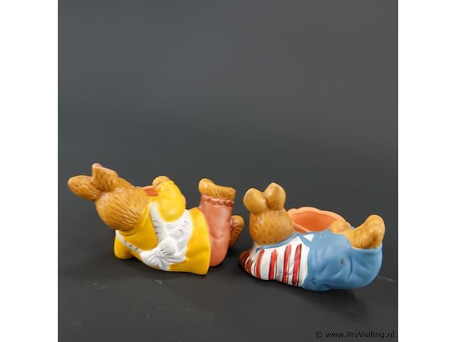 Paar biscuitporseleinen hazen - afbeelding 4 van  5