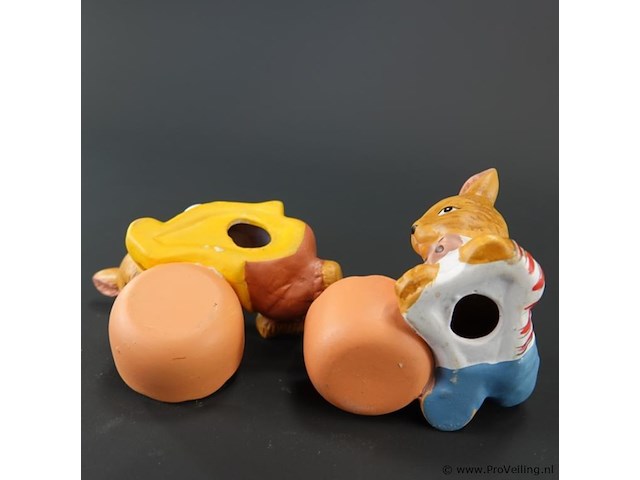 Paar biscuitporseleinen hazen - afbeelding 5 van  5