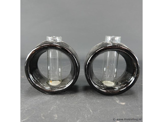 Paar bloemenvaasjes - afbeelding 2 van  5