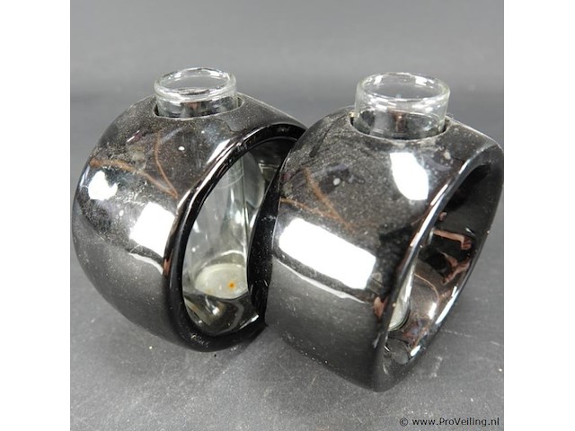 Paar bloemenvaasjes - afbeelding 3 van  5