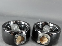 Paar bloemenvaasjes - afbeelding 5 van  5