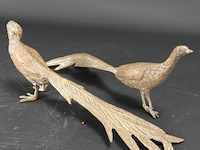 Paar bronzen fazanten - afbeelding 4 van  5