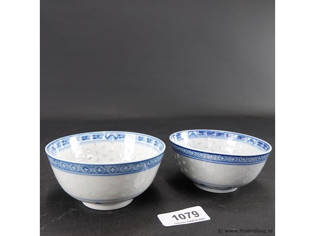 Paar chinese kommen - afbeelding 1 van  5