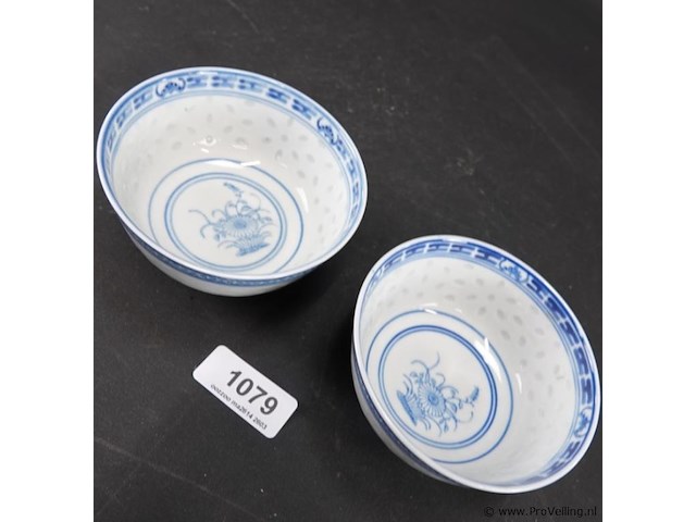 Paar chinese kommen - afbeelding 3 van  5