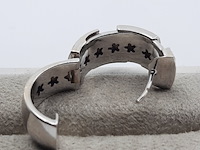 Paar creolen, 18 karaats - afbeelding 3 van  12