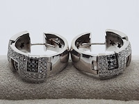 Paar creolen, 18 karaats - afbeelding 1 van  12