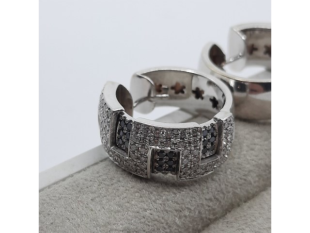 Paar creolen, 18 karaats - afbeelding 5 van  12