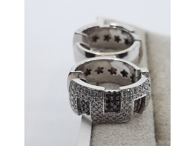 Paar creolen, 18 karaats - afbeelding 6 van  12