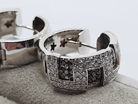 Paar creolen, 18 karaats - afbeelding 10 van  12