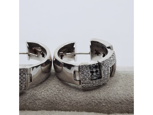 Paar creolen, 18 karaats - afbeelding 11 van  12