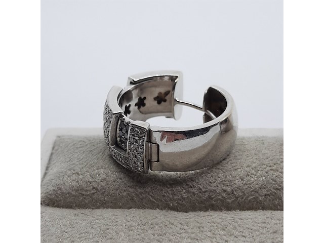 Paar creolen, 18 karaats - afbeelding 12 van  12