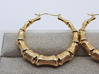 Paar creolen, 18 karaats - afbeelding 5 van  12