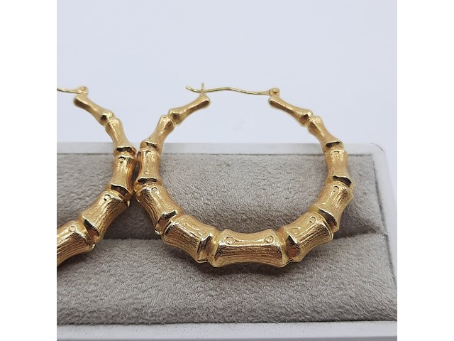 Paar creolen, 18 karaats - afbeelding 6 van  12