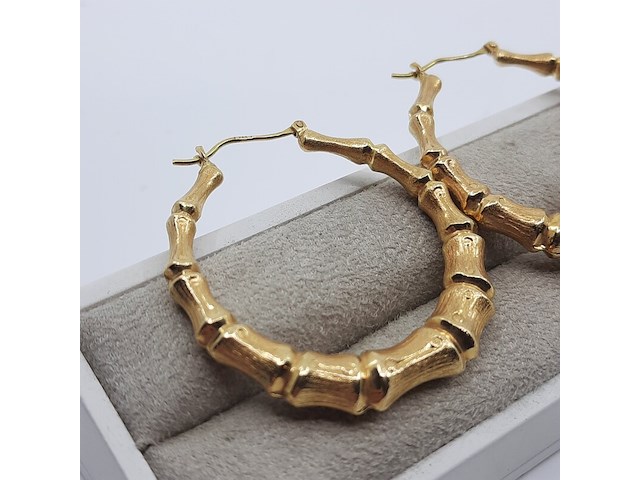 Paar creolen, 18 karaats - afbeelding 7 van  12