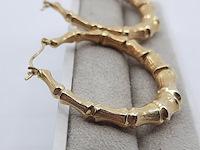 Paar creolen, 18 karaats - afbeelding 8 van  12