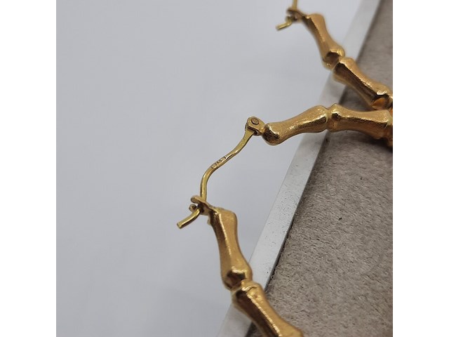 Paar creolen, 18 karaats - afbeelding 9 van  12