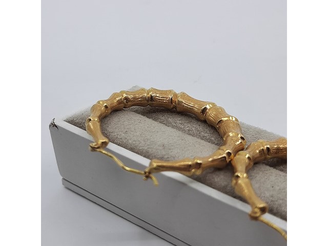 Paar creolen, 18 karaats - afbeelding 11 van  12