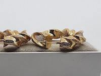 Paar creolen, 18 karaats - afbeelding 3 van  12