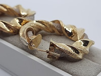 Paar creolen, 18 karaats - afbeelding 8 van  12