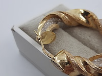 Paar creolen, 18 karaats - afbeelding 12 van  12