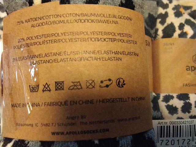 Paar dames sokken. (60x) - afbeelding 3 van  4