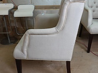 Paar gecapitonneerde fauteuils - afbeelding 4 van  7