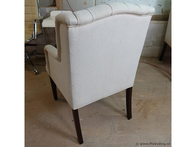 Paar gecapitonneerde fauteuils - afbeelding 5 van  7