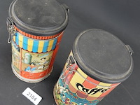 Paar gelithografeerde vintage blikken - afbeelding 3 van  5