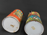 Paar gelithografeerde vintage blikken - afbeelding 5 van  5