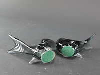 Paar glazen vogels - afbeelding 5 van  5