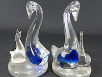 Paar glazen zwanen - afbeelding 4 van  5