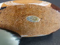 Paar handbeschilderde houten eenden - afbeelding 5 van  5