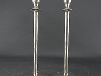 Paar hoge kandelaren - afbeelding 1 van  5