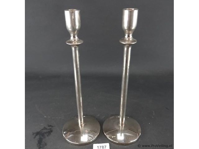 Paar hoge kandelaren - afbeelding 2 van  5