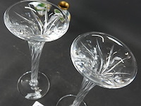 Paar hoge kristallen kandelaren - afbeelding 3 van  5