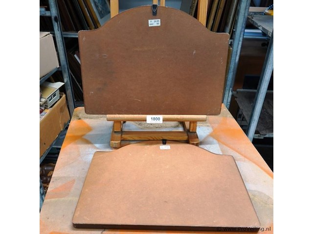 Paar houten panelen - afbeelding 5 van  5