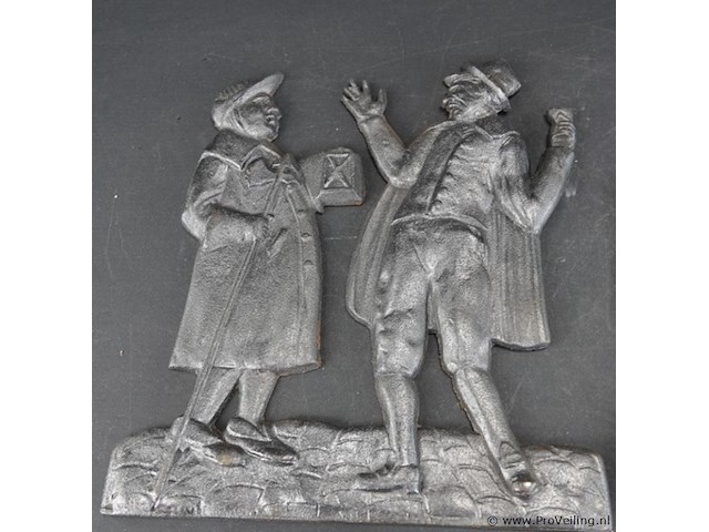 Paar ijzeren plaques - afbeelding 3 van  5