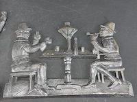 Paar ijzeren plaques - afbeelding 4 van  5