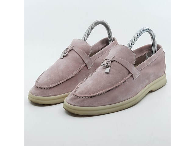 Paar instappers, 38,5, loro piana, summer walk 73249l - afbeelding 1 van  11