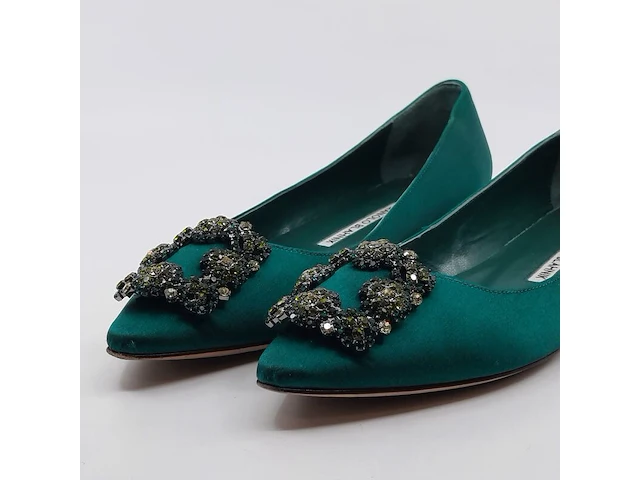 Paar instappers, maat 37, manolo blahnik - afbeelding 4 van  11