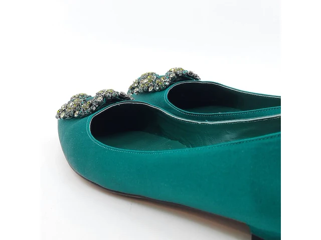 Paar instappers, maat 37, manolo blahnik - afbeelding 9 van  11
