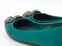 Paar instappers, maat 37, manolo blahnik - afbeelding 9 van  11