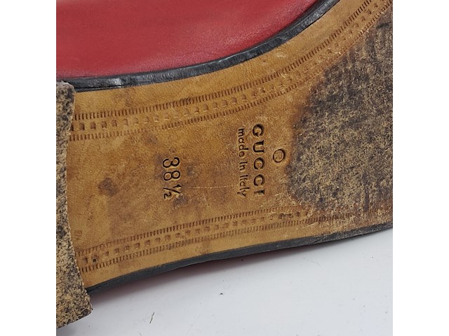 Paar instappers, maat 38 1/2, gucci - afbeelding 9 van  10