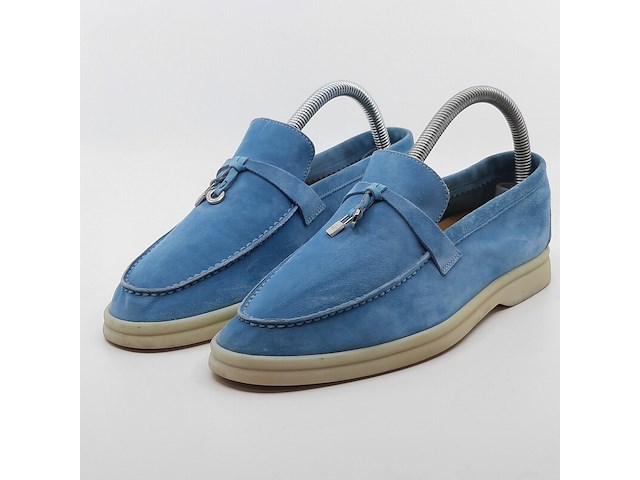 :paar instappers, maat 38,5, loro piana, summer walk l62197 - afbeelding 1 van  11