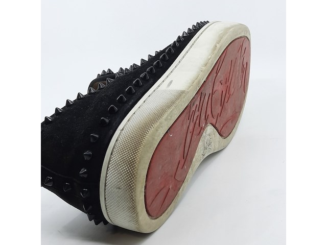 Paar instappers, maat 43,5, loubouti, louis flat calf - afbeelding 3 van  12
