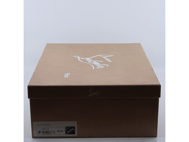 Paar instappers, maat 43,5, loubouti, louis flat calf - afbeelding 4 van  12