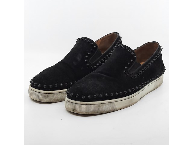 Paar instappers, maat 43,5, loubouti, louis flat calf - afbeelding 1 van  12