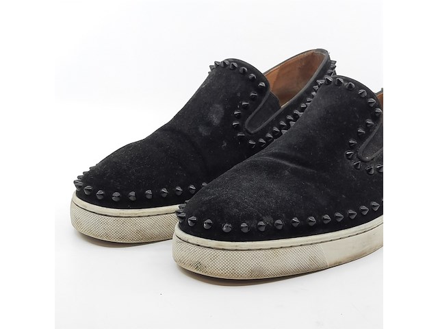 Paar instappers, maat 43,5, loubouti, louis flat calf - afbeelding 5 van  12